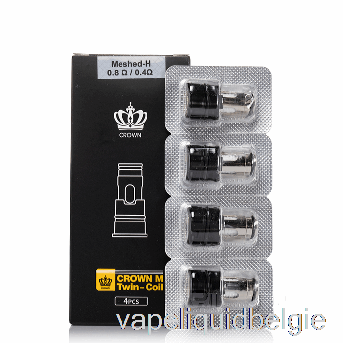 Vape Vloeistof Uwell Crown M Vervangende Spoelen 0,4 / 0,8ohm Crown M Dubbele Spoelen